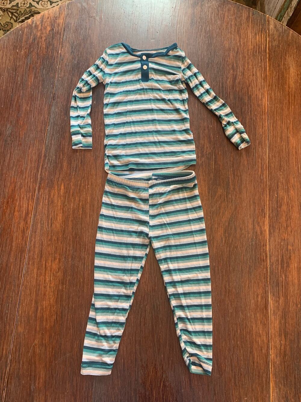 Kickee Pants Bamboo Striped Pajamas